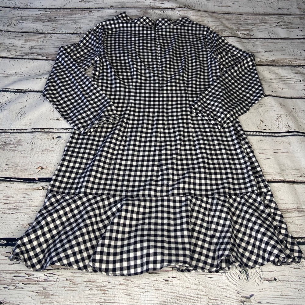 NWT J. Crew Black & White Gingham Dress Size S - Picture 10 of 10